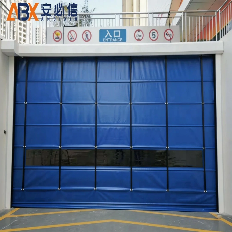 白银软帘堆积门